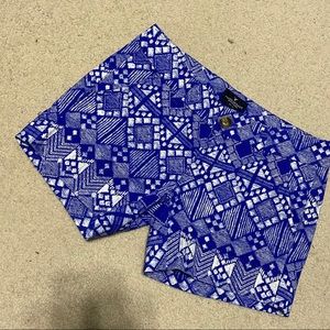 American Eagle Aztec Printed Midi Shorts NWOT
